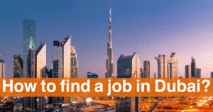 how to find a job in Dubai