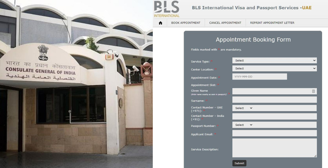 Book an Appointment at an Indian Consular Application Center