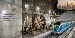 Dubai Metro Blue Line Tunnelling
