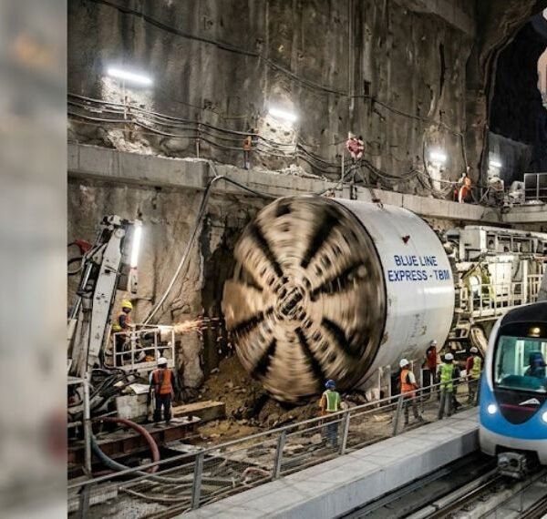 Dubai Metro Blue Line Tunnelling