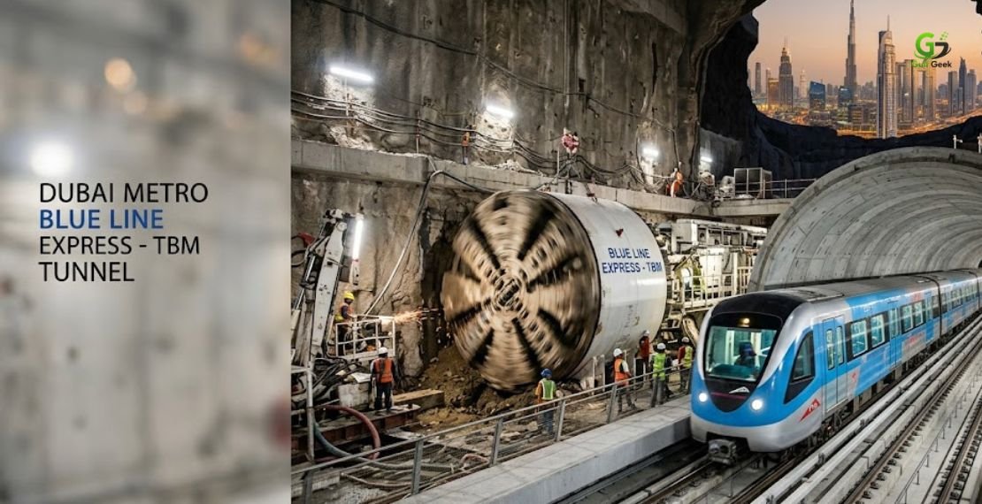 Dubai Metro Blue Line Tunnelling