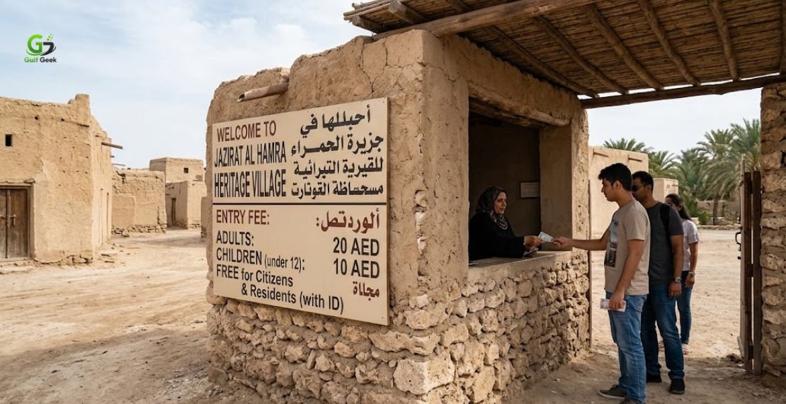 Entry Fee Jazirat Al Hamra, Ras Al Khaimah