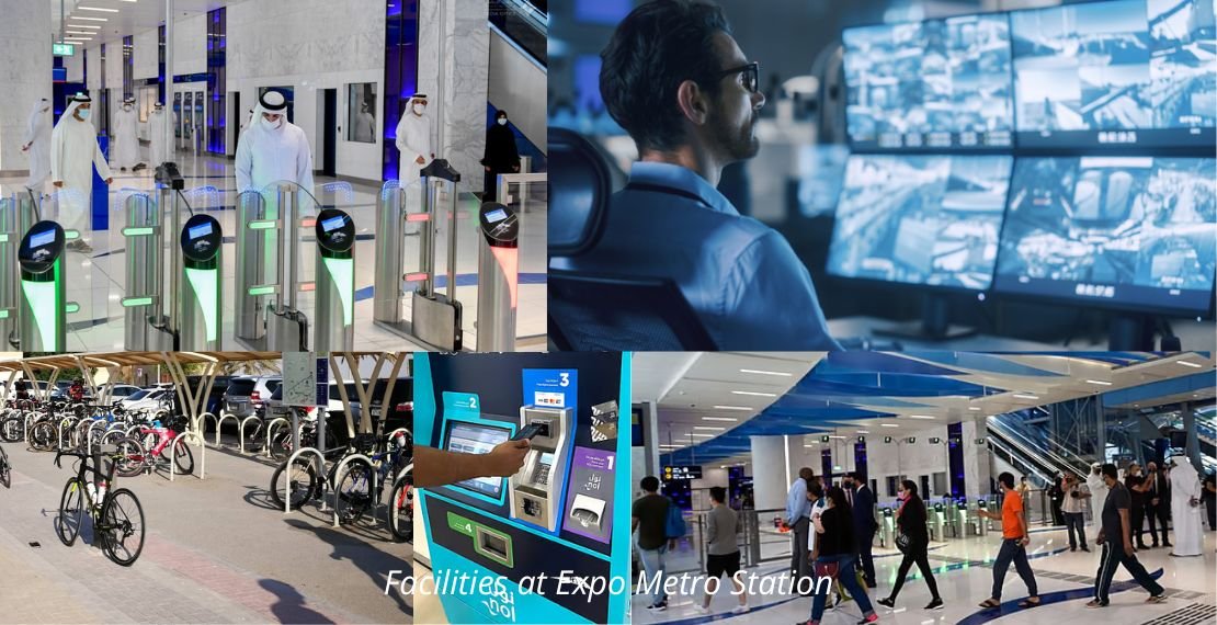 Facilities at Expo Metro Station
