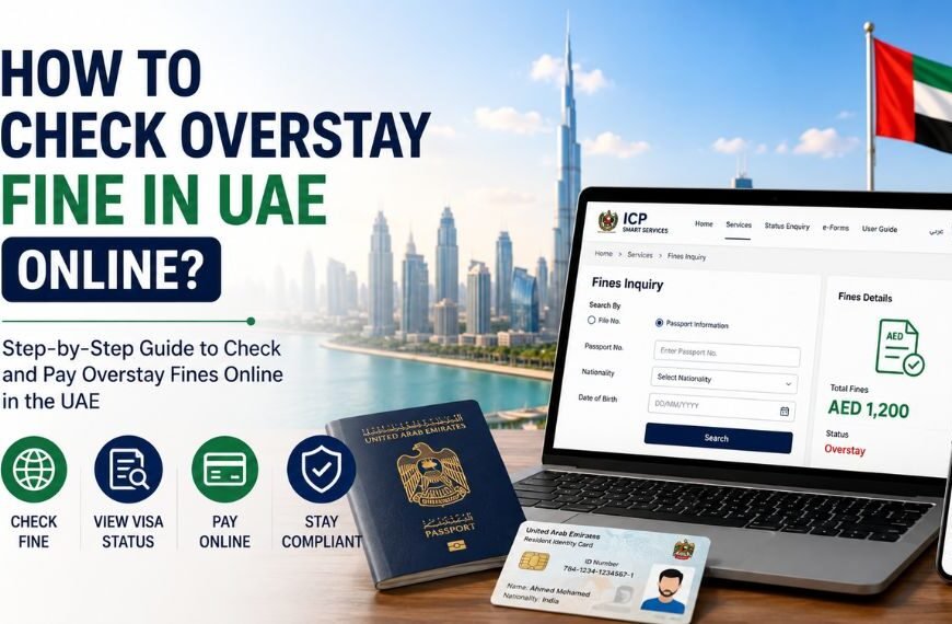 How to Check Overstay Fine in UAE Online