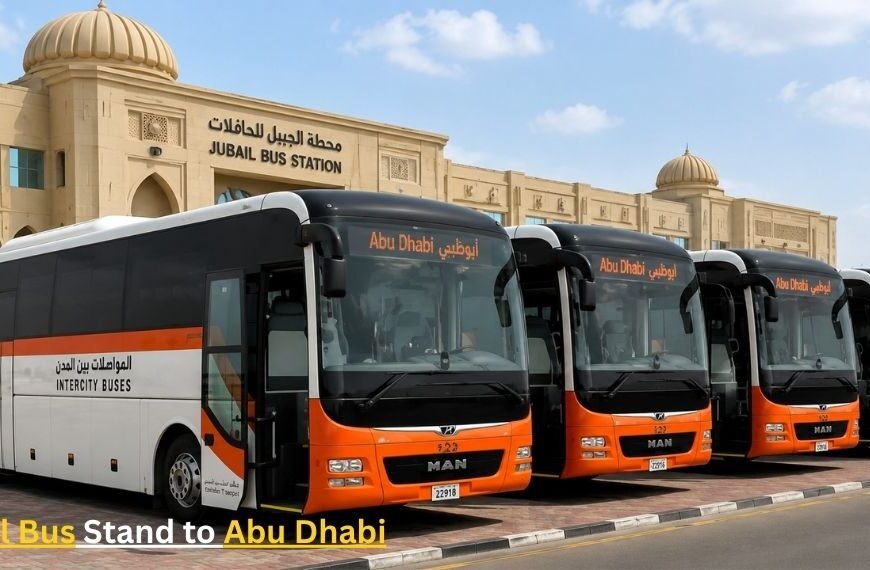 Jubail Bus Stand to Abu Dhabi