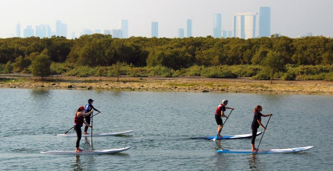 Kayaking at Mangrove National Park Abu Dhabi