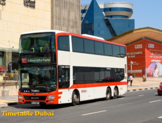 X25 Bus Timetable Dubai