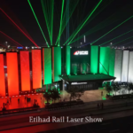 Etihad Rail Laser Show