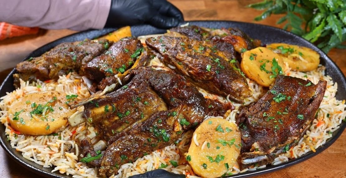 Traditional Emirati Rice with Meat